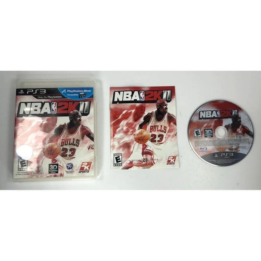 NBA 2K11 PS3 Complete CIB Michael Jordan Tested Basketball Game Manual